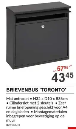 HandyHome Brievenbus toronto aanbieding