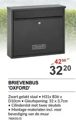 HandyHome Brievenbus oxford aanbieding