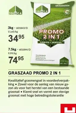 HandyHome Graszaad promo 2 in 1 aanbieding