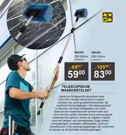 HandyHome Telescopische wasborstelset WB300 aanbieding