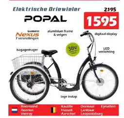 iTEK Elektrische driewieler aanbieding
