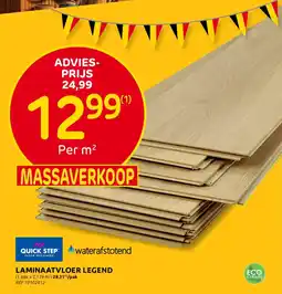 BricoPlanit Quick Step Laminaatvloer Legend aanbieding