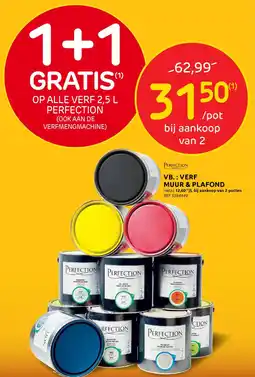 BricoPlanit Perfection Verf Muur & Plafond aanbieding