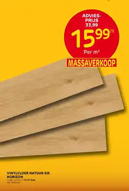 BricoPlanit Vinylvloer Natuur Eik Horizon aanbieding