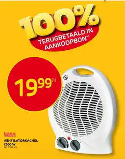 BricoPlanit Base Line Ventilatorkachel aanbieding
