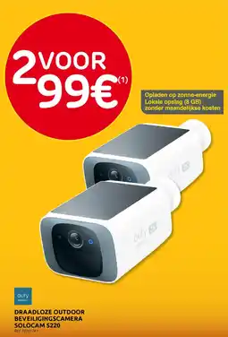 BricoPlanit cufy Draadloze Outdoor Beveiligingscamera Solocam S220 aanbieding