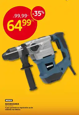 BricoPlanit Wesco Boorhamer aanbieding