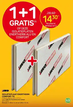 BricoPlanit IKO Isolatieplaat Enertherm Comfort TG aanbieding