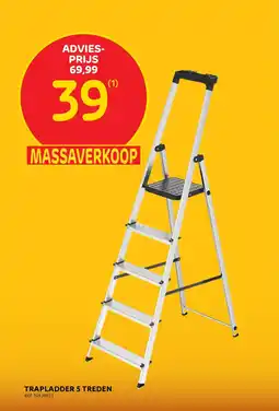 BricoPlanit Trapladder 5 Treden aanbieding