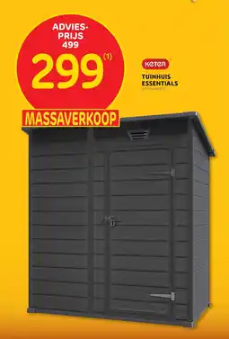 BricoPlanit Keter Tuinhuis Essentials aanbieding