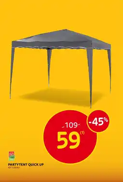 BricoPlanit Partytent Quick Up aanbieding