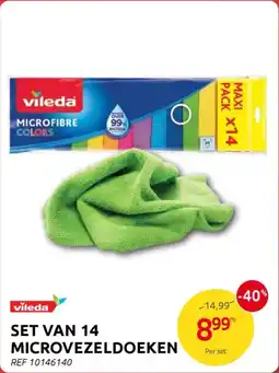 BricoPlanit Vileda Microvezeldoeken aanbieding