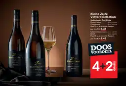 Sligro-M Kleine Zalze Vinyard Selection aanbieding