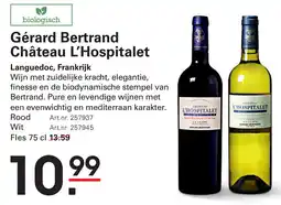 Sligro-M Gérard Bertrand Château L'Hospitalet aanbieding
