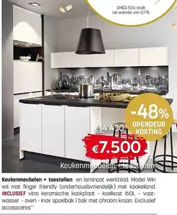 Gaverzicht Keukenmeubelen + Toestellen aanbieding