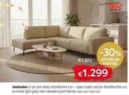 Gaverzicht Hoeksalon aanbieding