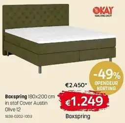 Gaverzicht Boxspring aanbieding