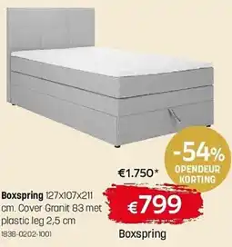 Gaverzicht Boxspring aanbieding