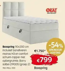 Gaverzicht Boxspring aanbieding