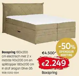 Gaverzicht Boxspring aanbieding