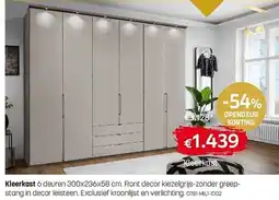 Gaverzicht Kleerkast aanbieding