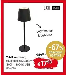 Gaverzicht Licht Studio Tafellamp aanbieding