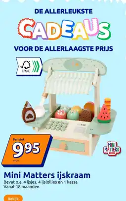 Action Mini Matters ijskraam aanbieding