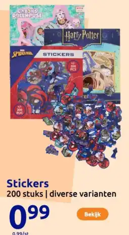 Action Stickers aanbieding