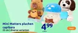 Action Mini Matters pluchen capibara aanbieding