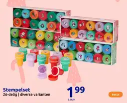 Action Stempelset aanbieding