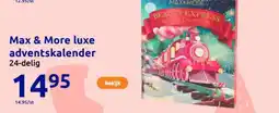 Action Max & More luxe adventskalender aanbieding