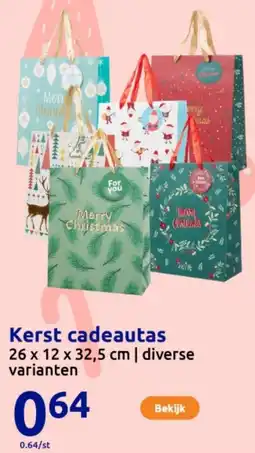 Action Kerst Cadeautas aanbieding