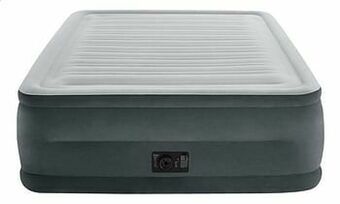 Intex Luchtmatras voor 2 personen Queen Dura-Beam Plush grijs
