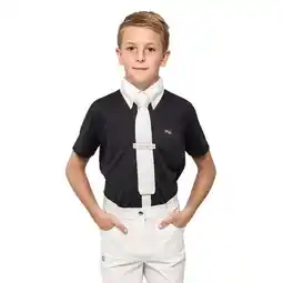 Decathlon Ruitershirt met korte mouwen voor Junioren Premier Equine Mini Antonio aanbieding