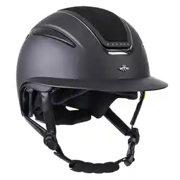 Decathlon HV Polo Rijhelm Magnifica - Zwart Glossy aanbieding