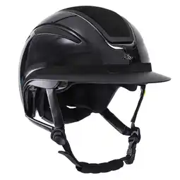 Decathlon HV Polo Rijhelm Magnifica - Zwart Glossy aanbieding