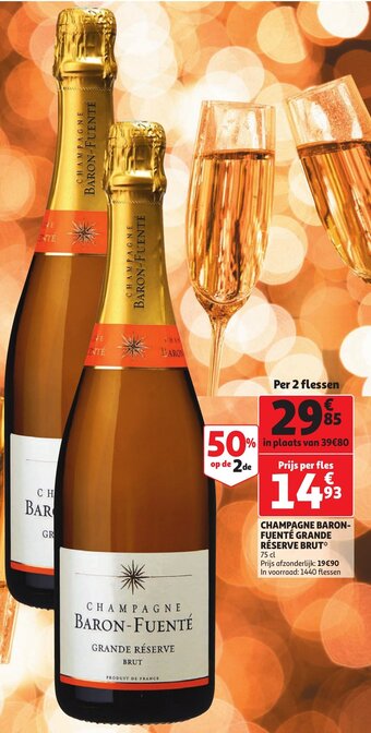 Auchan Champagne Baron Fuente Grande Reserve Brut aanbieding
