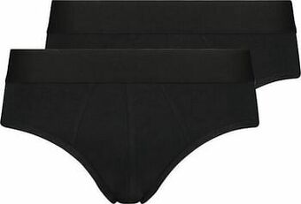 HEMA HEMA Herenslip Bamboe/katoen/stretch 2 Stuks Donkerblauw (donkerblauw) aanbieding
