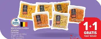Carrefour Mini-krieltjes, schijfjes of partjes Carrefour aanbieding