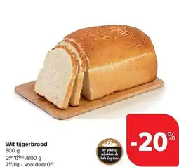 Carrefour Wit tijgerbrood aanbieding