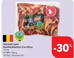 Carrefour Gerookt spek Kwaliteitsketen Carrefour aanbieding