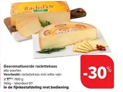 Carrefour Gearomatiseerde raclettekaas aanbieding