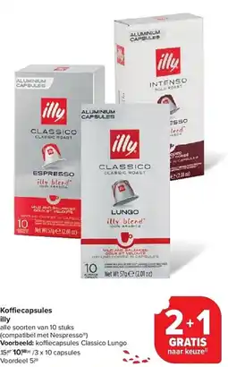 Carrefour Koffiecapsules illy aanbieding