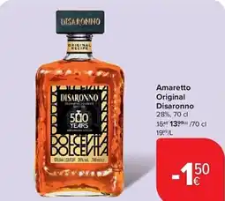 Carrefour Amaretto Original Disaronno aanbieding