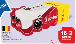 Carrefour Blikjes bier Jupiler aanbieding