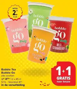 Carrefour Bubble Tea Bubble Go aanbieding