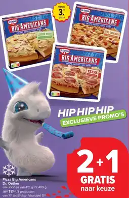 Carrefour Market Pizza Big Americans Dr. Oetker aanbieding