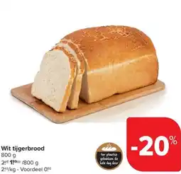 Carrefour Market Wit tijgerbrood aanbieding