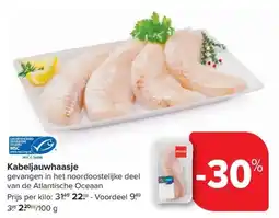 Carrefour Market Kabeljauwhaasje aanbieding