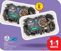 Carrefour Market Zeeuwse mosselen Jumbo Carrefour aanbieding
